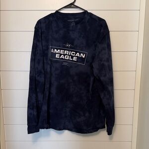 American Eagle Outfitters Navy Long Sleeve Tee